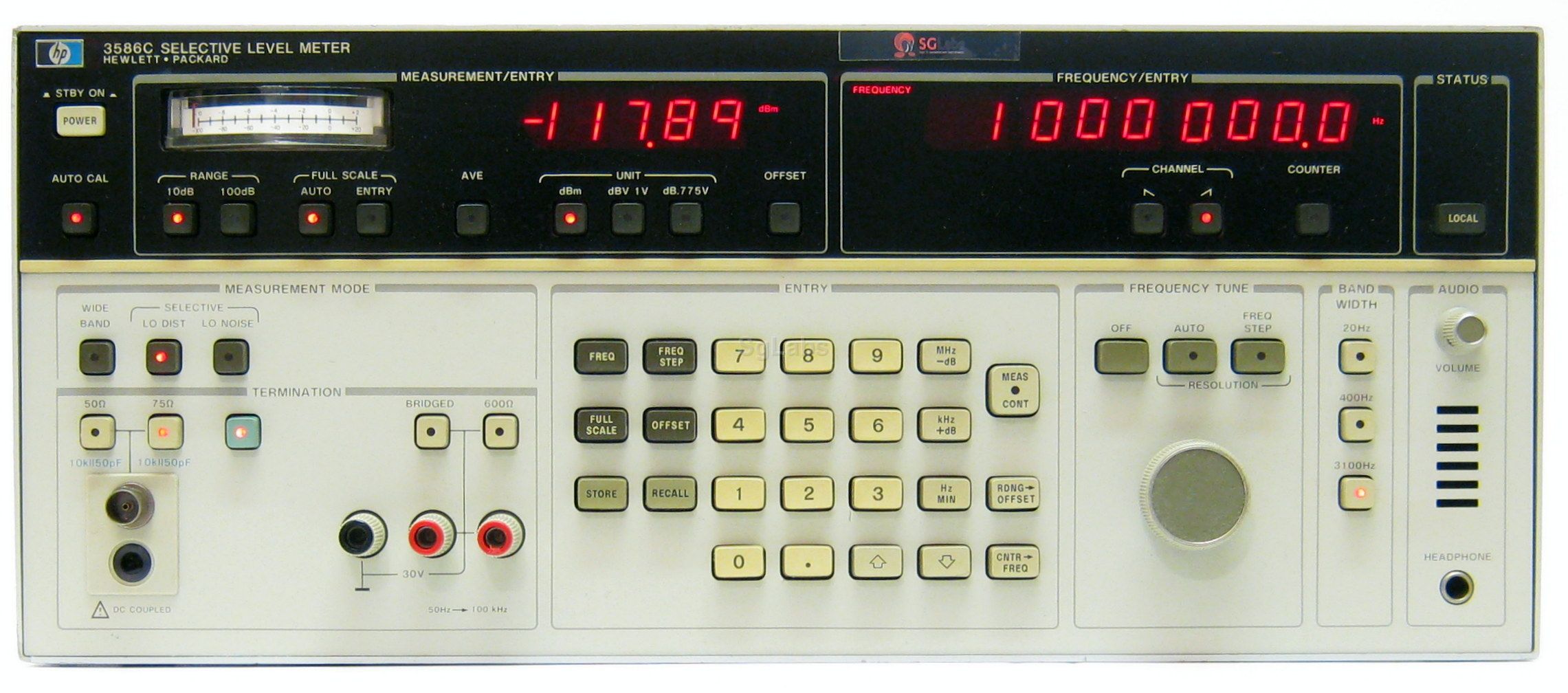 HP / Agilent 3586C laboratory instrument