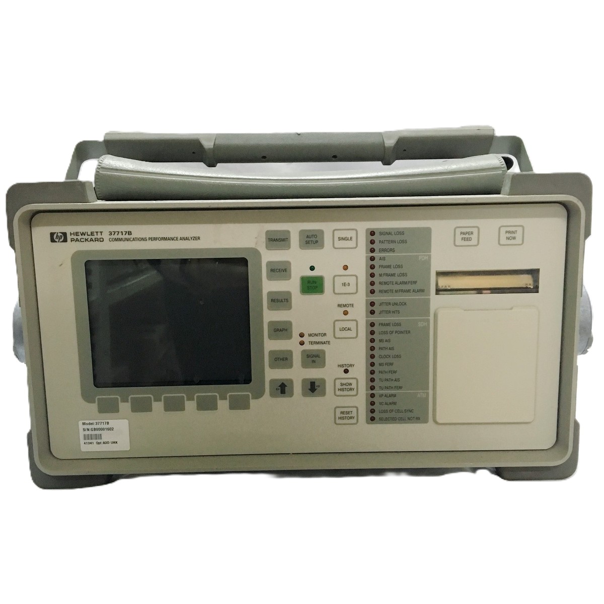 HP / Agilent 37717B bit error rate tester