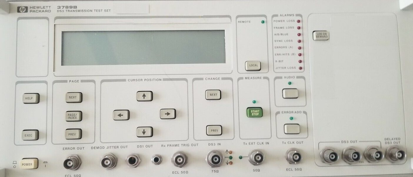HP / Agilent 3789B bit error rate tester