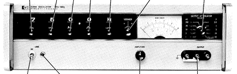 HP / Agilent 4204A signal generator