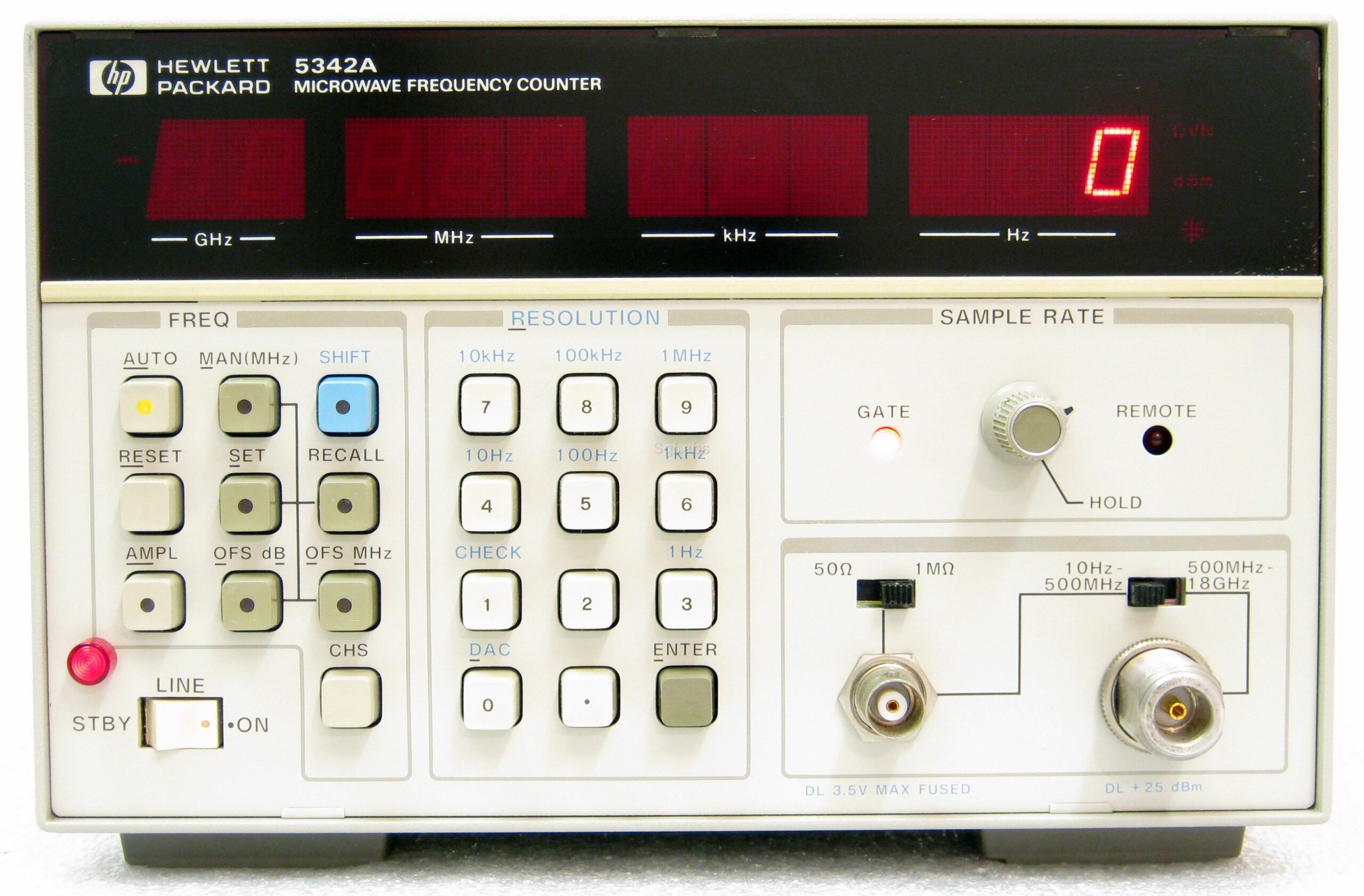 HP / Agilent 5343A frequency counter