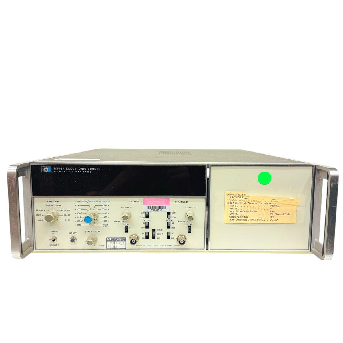 HP / Agilent 5345A frequency counter