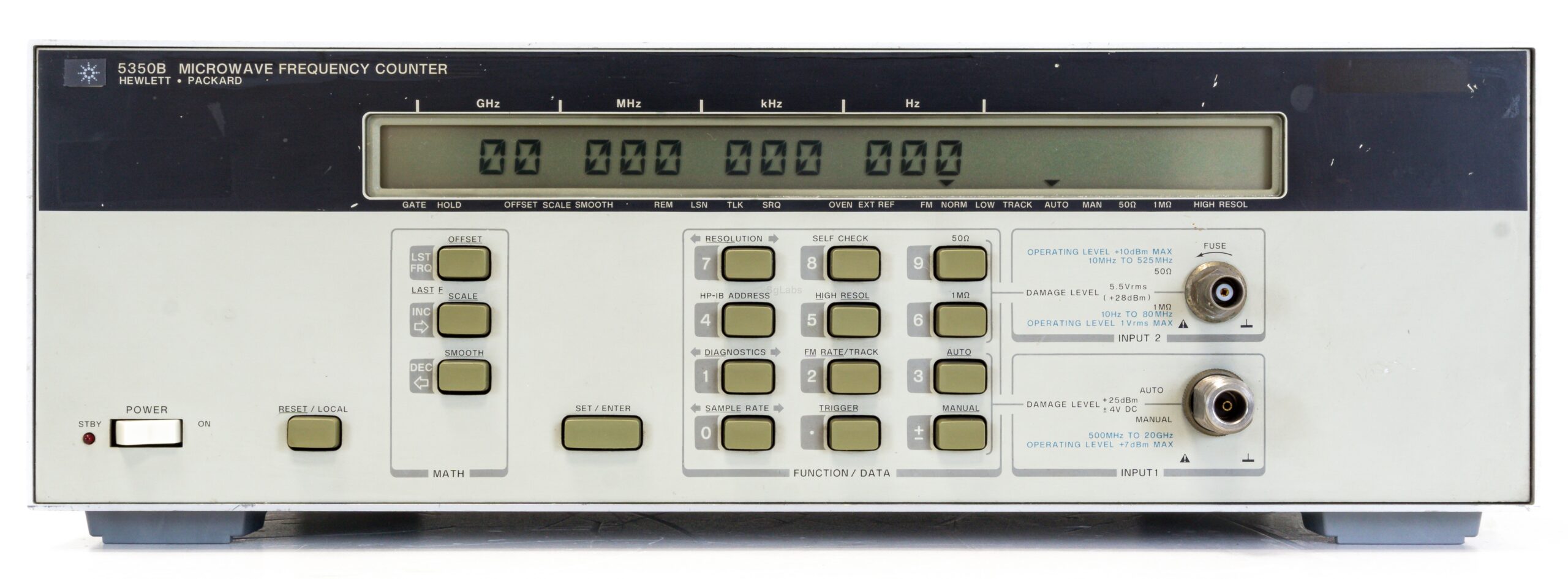 HP / Agilent 5350B frequency counter
