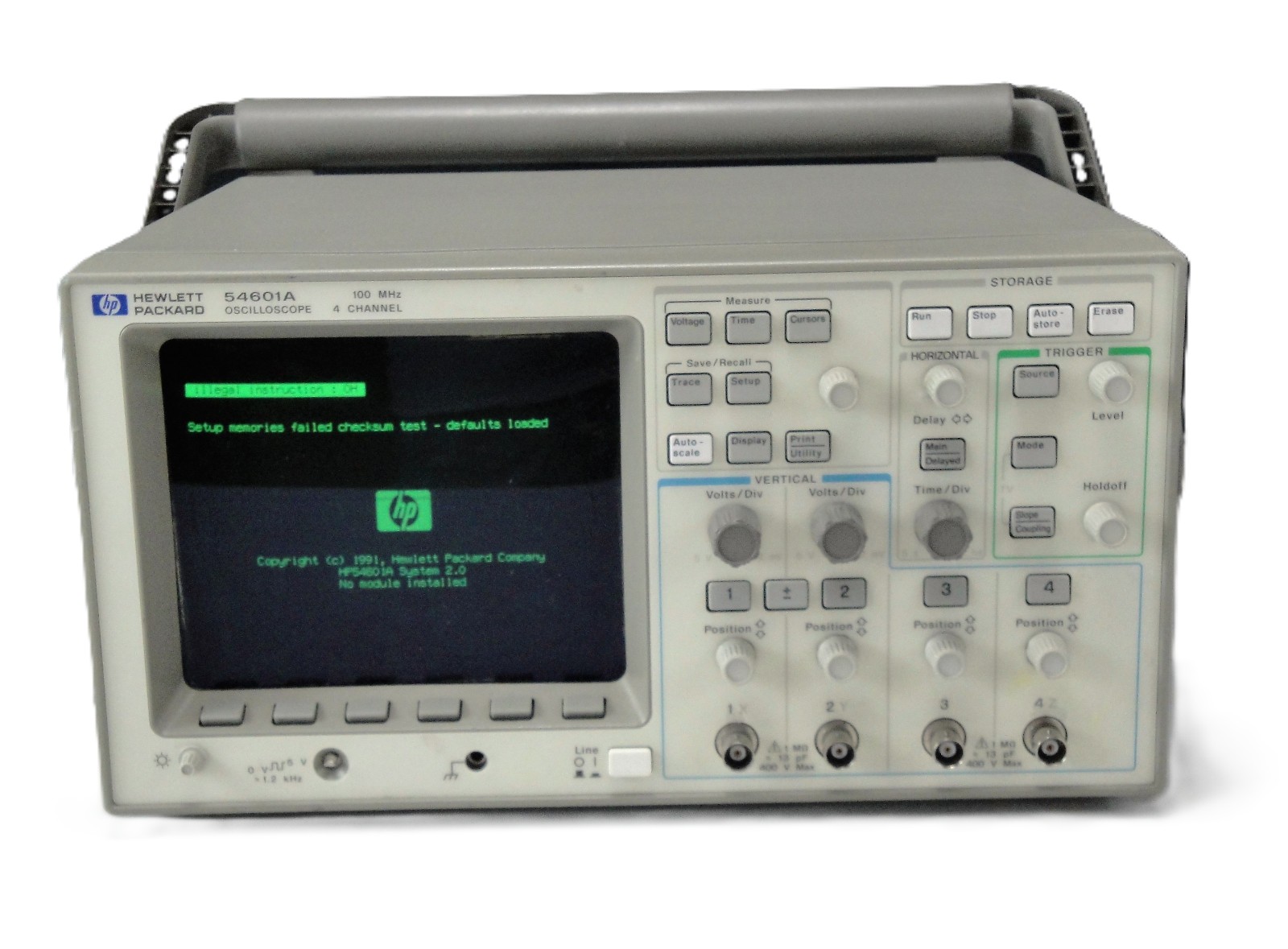 HP / Agilent 54601A digital oscilloscope