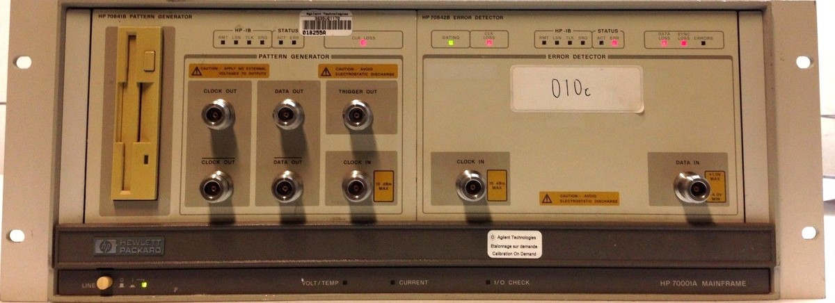 HP / Agilent 70001A / 70841B / 70842B bit error rate tester