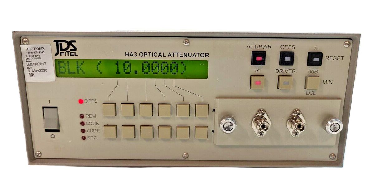 JDS Uniphase HA3 optical attenuator