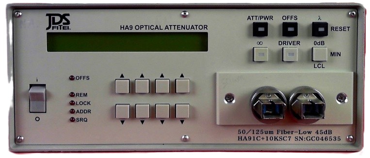 JDS Uniphase HA91C-10KSC7 optical attenuator