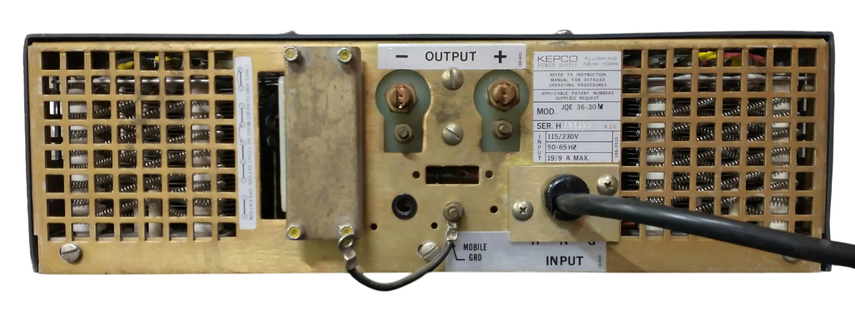 Kepco JQE36-30M DC power supply