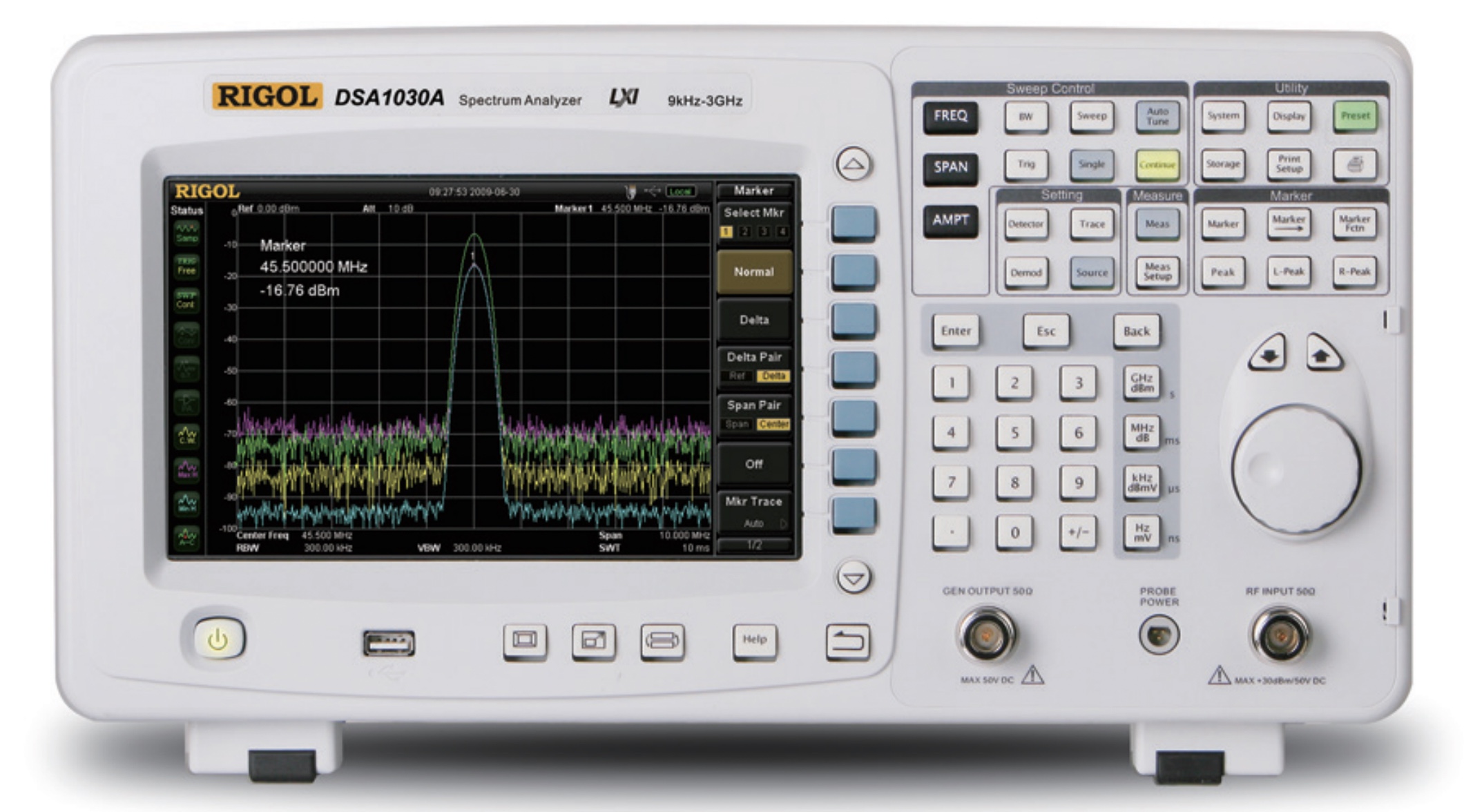 Rigol DSA1030A spectrum analyzer