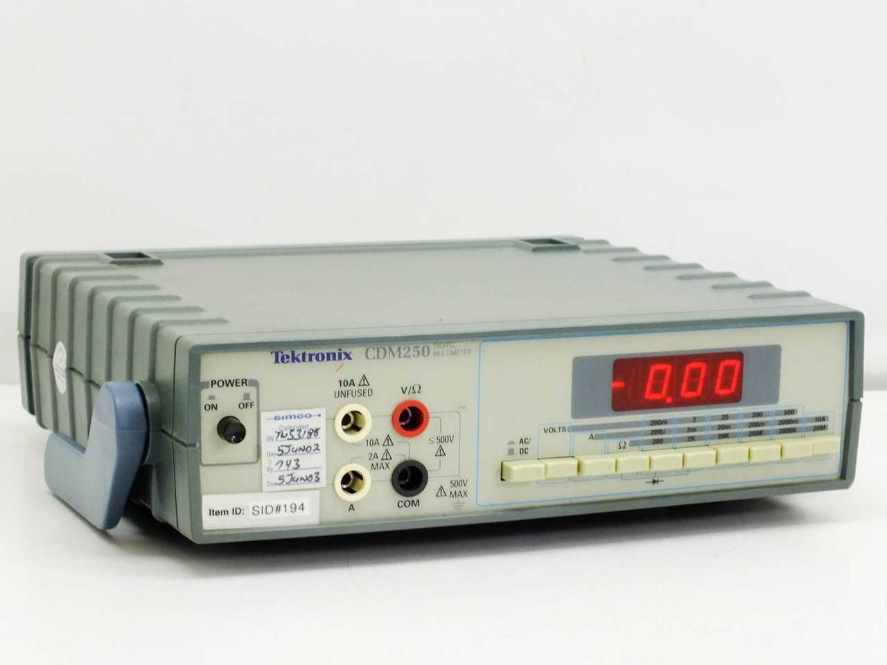 Tektronix CDM250 digital multimeter