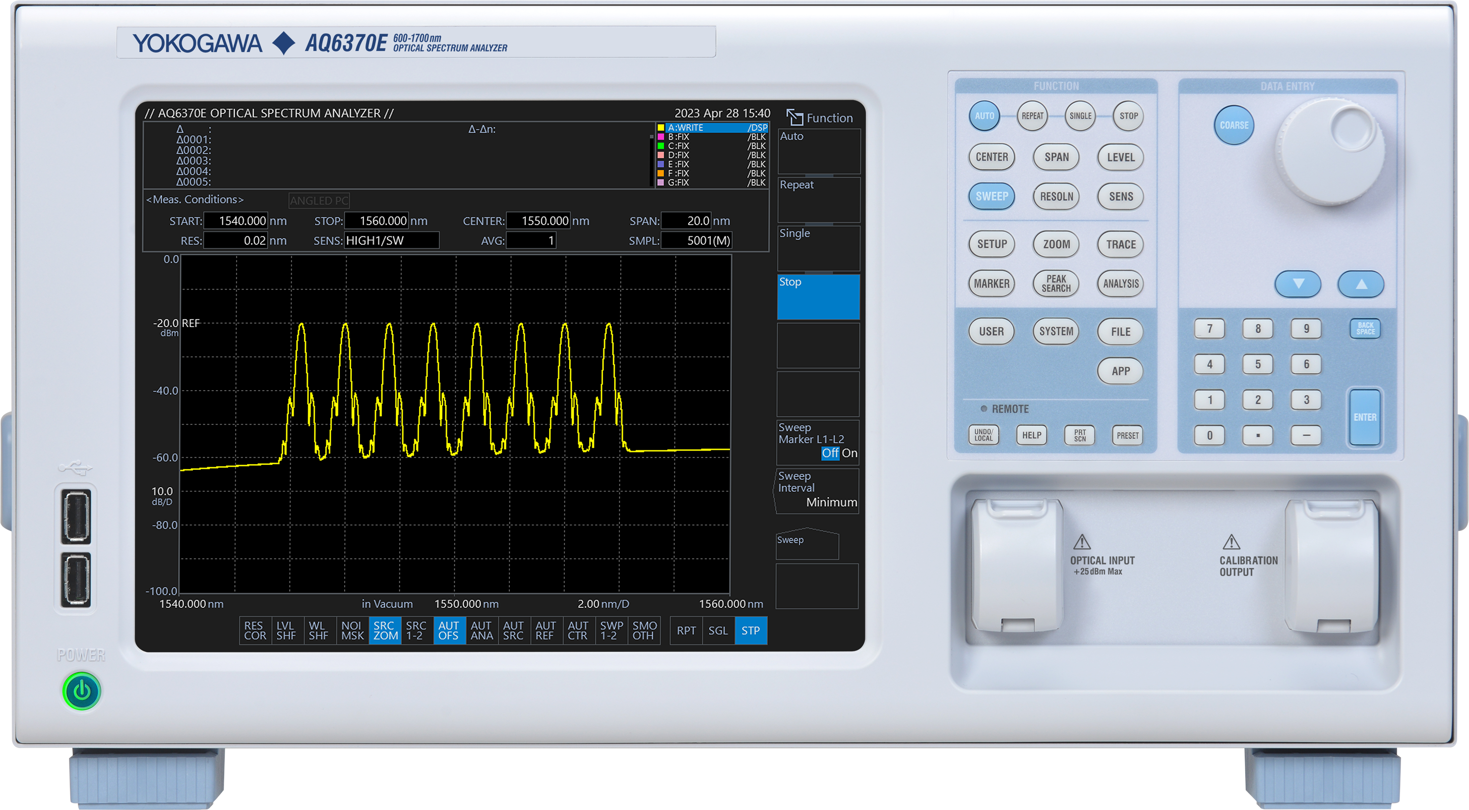 Yokogawa AQ6370E Optical spectrum analyzer repair